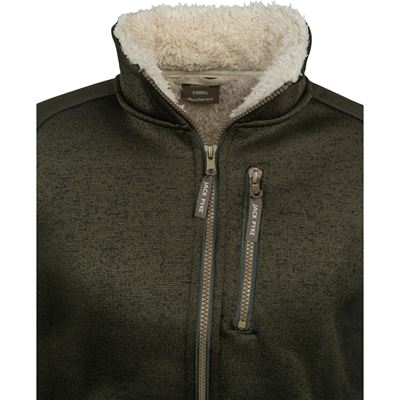 Giacca da donna SCANDINAVIAN SHERPA imbottita VERDE JACK PYKE JLJKTFLSCADO 6