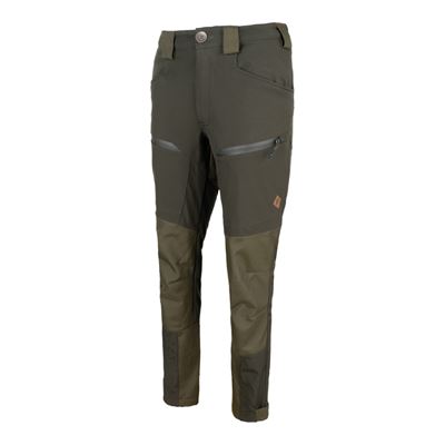 Pantaloni da donna BLEASDALE SOFTSHELL VERDI