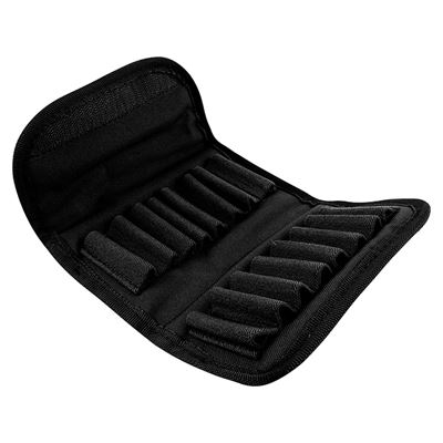 Custodia per 16 cartucce da agganciare alla cintura NERO