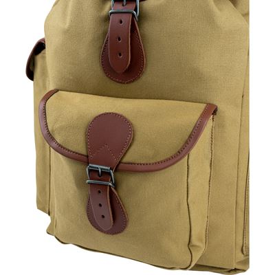 Zaino TRIP in tela con dettagli in pelle SABBIA JACK PYKE JPKDAYCANF 4