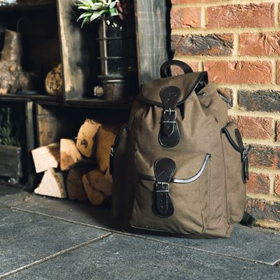 Zaino TRIP in tela con dettagli in pelle VERDE JACK PYKE JPKDAYCANG 4