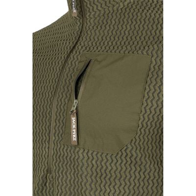 Felpa leggera Z FLEECE PULLOVER VERDE JACK PYKE JPULFLLW 3