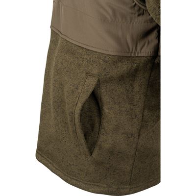 Felpa SNAP NECK in pile VERDE JACK PYKE JPULSNGRN 6