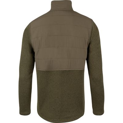 Felpa SNAP NECK in pile VERDE JACK PYKE JPULSNGRN 4