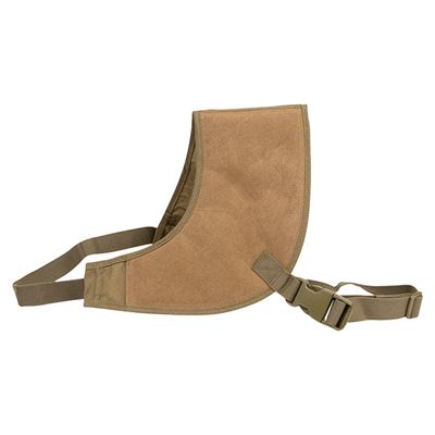 Imbottitura per spalla sotto il calcio, con cinturino sul petto MARRONE