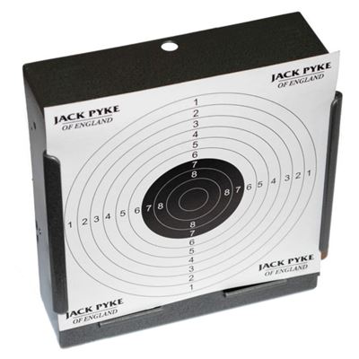 Raccoglitore sotto il bersaglio in lamiera, inclusi 10 bersagli