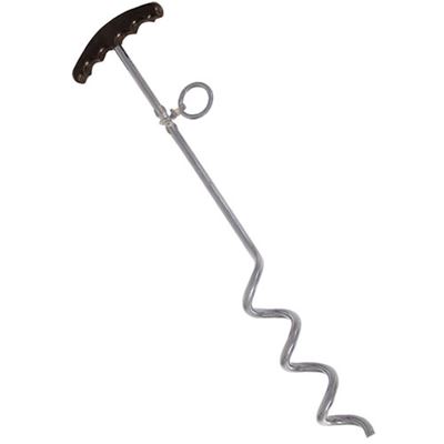 Perno da caccia per fissare il cane, ricurvo con maniglia