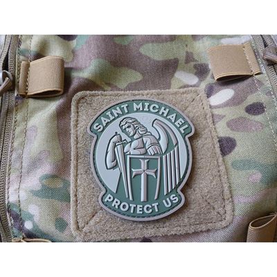 Toppa SANKT MICHAEL plastica velcro MULTICAM