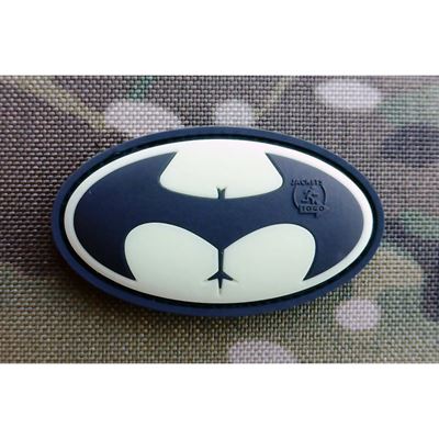 Toppa BUTTMAN plastica velcro GLOW IN THE DARK