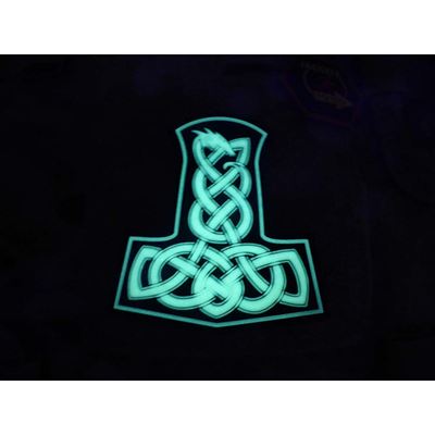 Toppa Martello di Thor DRAGON luminoso GLOW IN THE DARK JACKETS TO GO JTG-DTH-GID 2