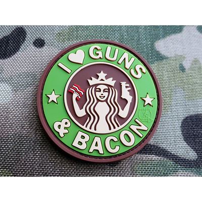 Toppa GUNS AND BACON plastica velcro MULTICAM®