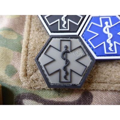 Patch in plastica EMS con chiusura in velcro RANGER GREEN