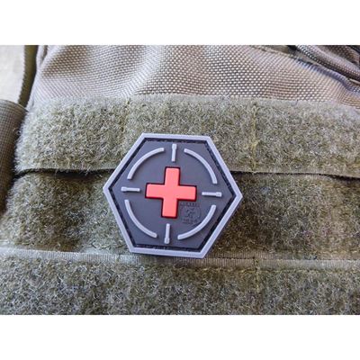 Toppa MEDIC RED CROSS in plastica con velcro