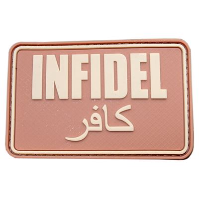 Toppa INFIDEL plastica grande DESERT
