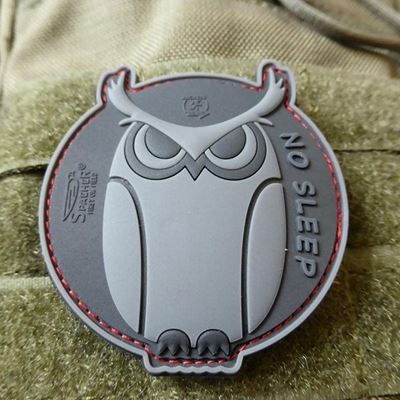 Toppa SPECIAL OPS OWL plastica velcro NERO