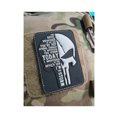 Toppa STORM PUNISHER in plastica con velcro JACKETS TO GO JTG-STPP-SW 2