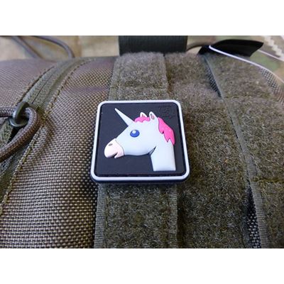 Toppa UNICORNO in plastica VELCRO