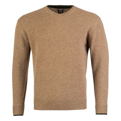 Maglione ASHCOMBE con scollo a V in lana d'agnello BARLEY