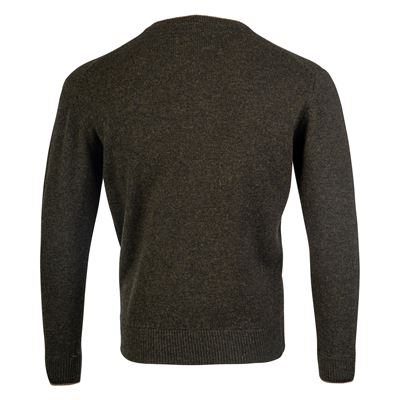 Maglione ASHCOMBE con scollo a V in lana d'agnello VERDE JACK PYKE JVNECASHDO 2