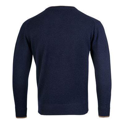 Maglione ASHCOMBE con scollo a V in lana d'agnello BLU JACK PYKE JVNECASHNAV 2