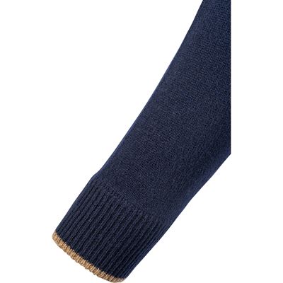 Maglione ASHCOMBE con zip in lana d'agnello NAVY BLUE JACK PYKE JZKNITASHNAV 5