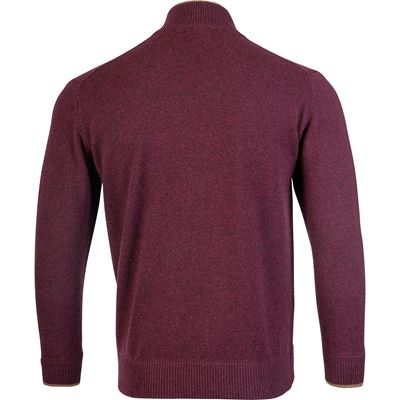 Maglione ASHCOMBE con zip in lana d'agnello PLUM JACK PYKE JZKNITASHPL 2