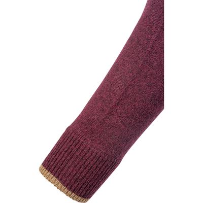 Maglione ASHCOMBE con zip in lana d'agnello PLUM JACK PYKE JZKNITASHPL 6