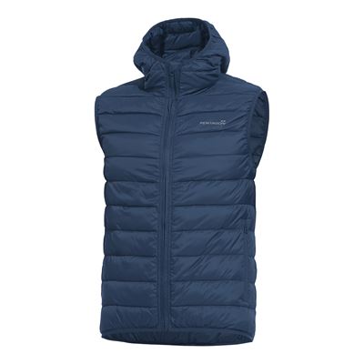 Gilet AURORA imbottito con cappuccio RAF BLUE