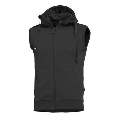 Gilet THESPIS con cappuccio NERO