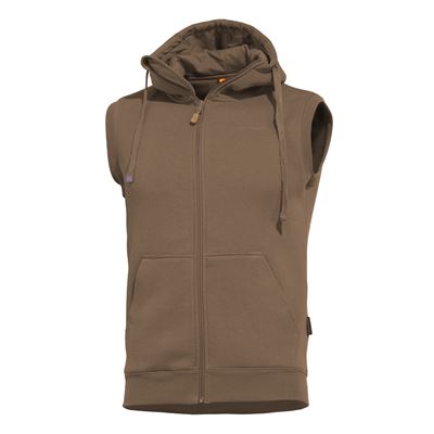 Gilet THESPIS con cappuccio COYOTE
