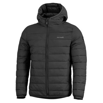 Giacca con cappuccio AURORA 2.0 PUFFER HOODED NERO