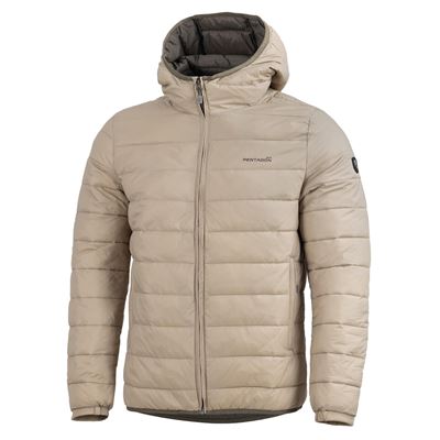 Giacca con cappuccio AURORA 2.0 PUFFER HOODED KHAKI