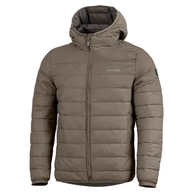 Giacca con cappuccio AURORA 2.0 PUFFER HOODED VERDE RAL7013