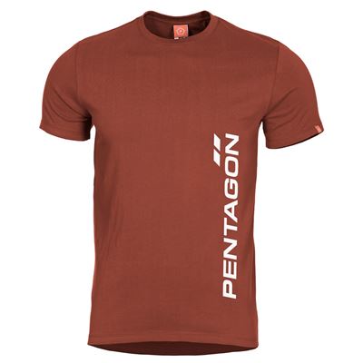 Maglietta PENTAGON VERTICAL MAROON RED
