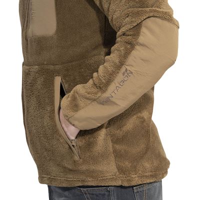 Felpa GRIZZLY FULL-ZIP COYOTE PENTAGON K09030-03 3