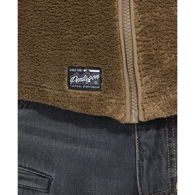 Felpa GRIZZLY FULL-ZIP COYOTE PENTAGON K09030-03 2