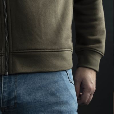 Felpa COLLO ALTO con cerniera RAL 7013 PENTAGON K09052-06E 4