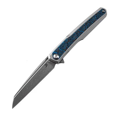 Coltello pieghevole ARCUS lama liscia damasco