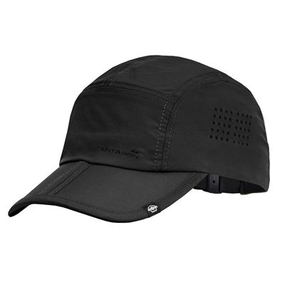Cappellino ZAKROS rip-stop pieghevole NERO