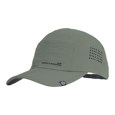 Cappellino ZAKROS rip-stop pieghevole CAMO GREEN