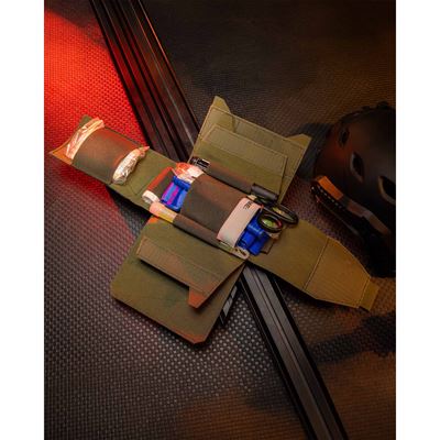 Custodia AMINA per kit di pronto soccorso orizzontale RAL 7013 PENTAGON K17114-06E 8