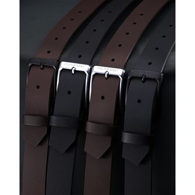 Cintura MONTE con fibbia ARGENTATA 35 mm NERA PENTAGON K17140-STL-01 3