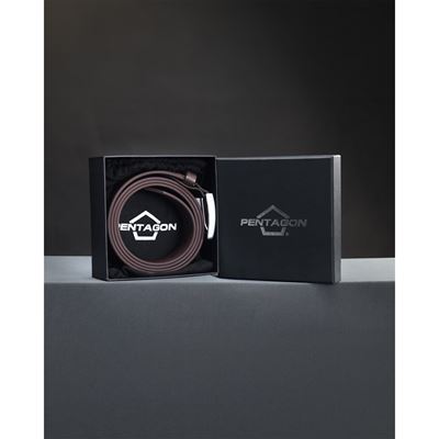 Cintura MONTE con fibbia ARGENTATA 35 mm COLOR VINO PENTAGON K17140-STL-10 5