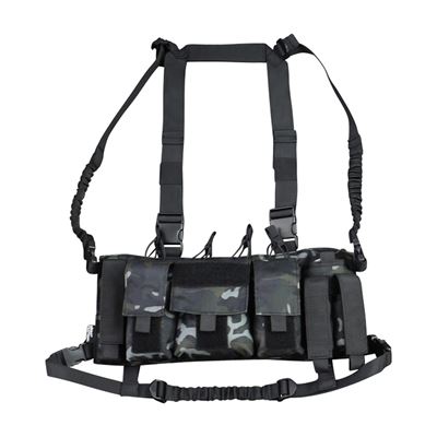 Gilet tattico TROJAN CHEST RIG BTP BLACK