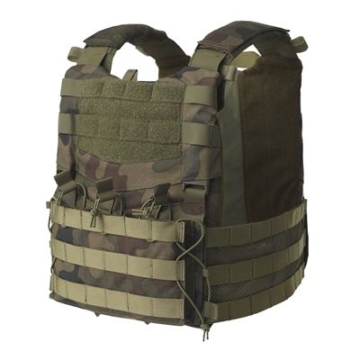Gilet GUARDIAN MILITARY SET porta piastre WOODLAND POLSKÝ