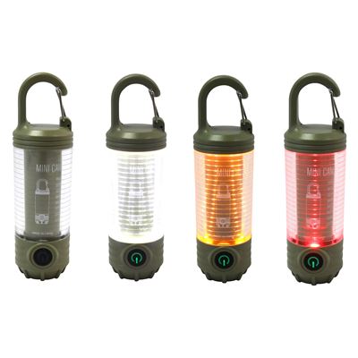 Lampada tascabile ricaricabile con moschettone KOMBAT KO-0127 4