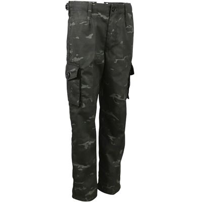 Pantaloni mimetici per bambini BTP BLACK