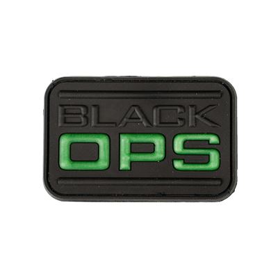 Toppa BLACK OPS plastica VELCRO NERA