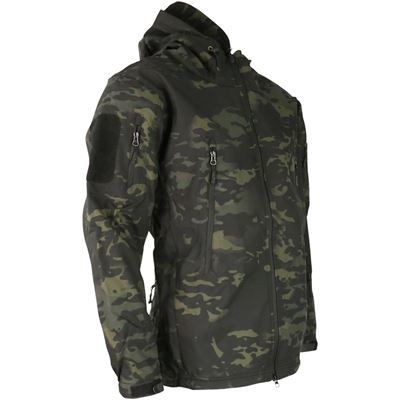 Giacca softshell TACTICAL PATRIOT mimetica BTP BLACK
