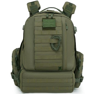 Zaino VIKING Patrol Pack MOLLE 60 litri VERDE KOMBAT KO-1265-OD 2
